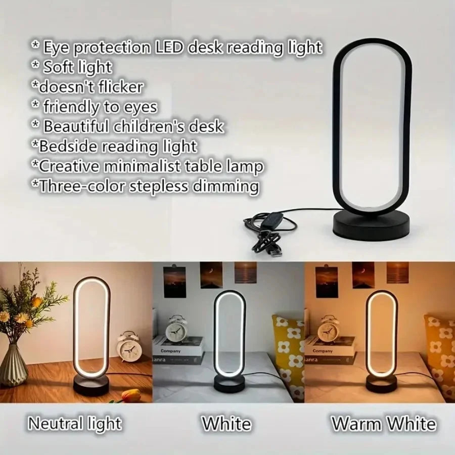 Modern & Minimalistic LED Table Ring Lamp