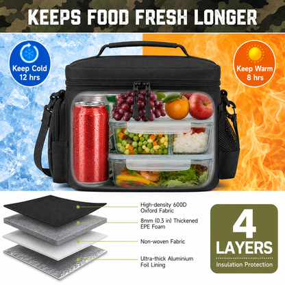 Tactical Insulated Cooler Lunch Bag