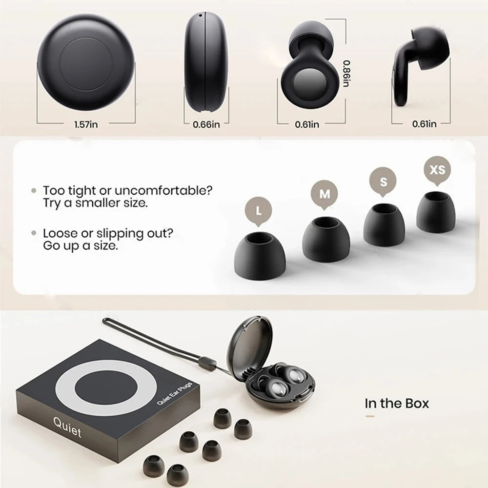 Noise Cancelling  Silicone Sleep Earplugs