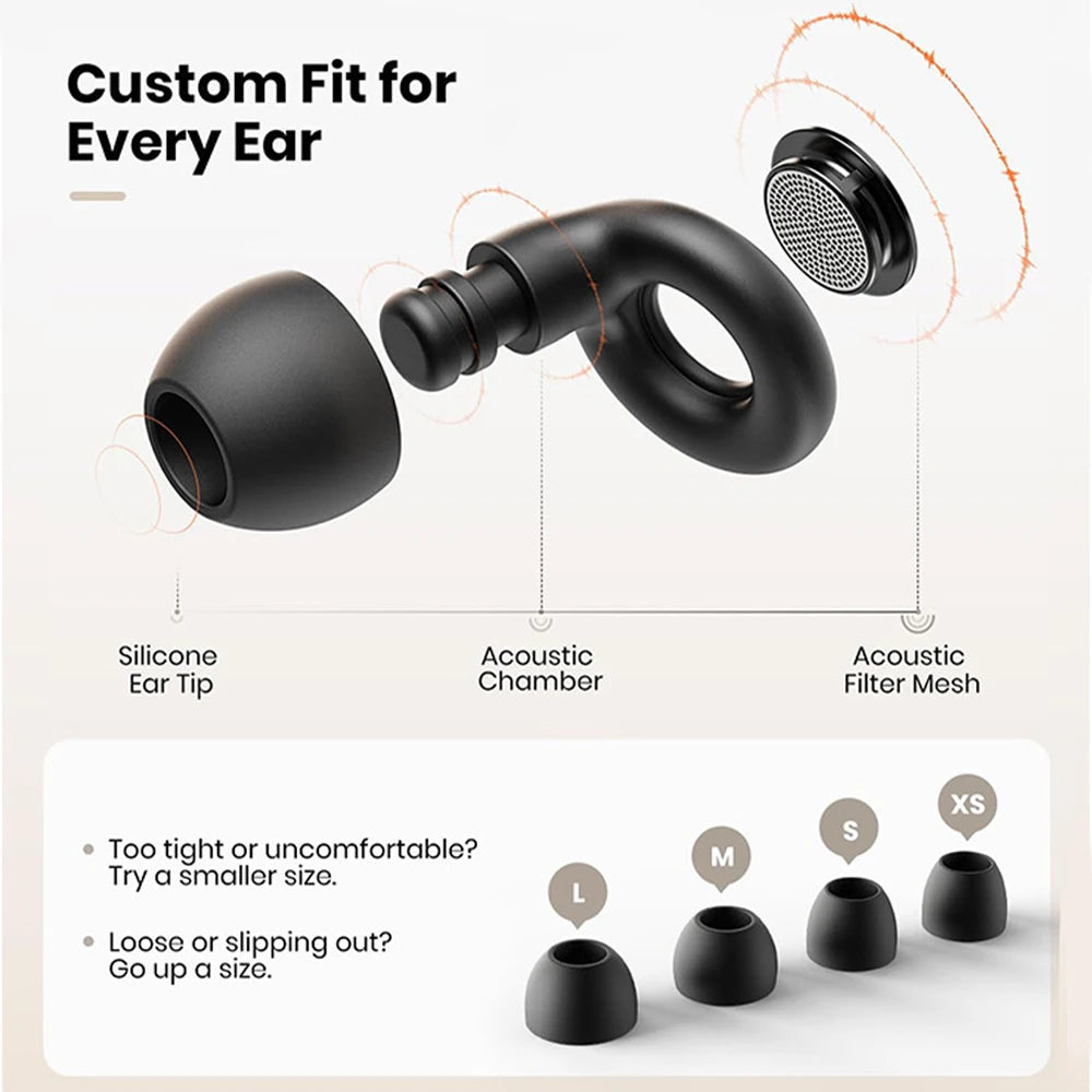 Noise Cancelling  Silicone Sleep Earplugs