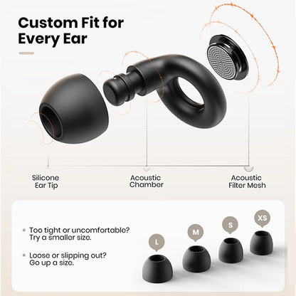 Noise Cancelling  Silicone Sleep Earplugs