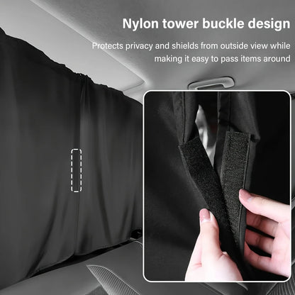 Instant Heat & Glare Block Car Privacy Curtains Set